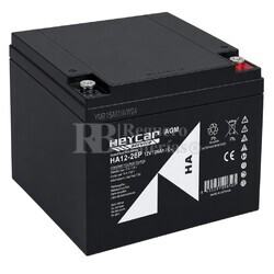 Bater�a para parqu�metros 12 Voltios 26 Amperios | AGM Heycar Ha12-26P